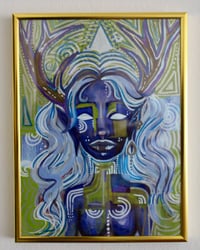 Image 1 of "Daughter of the Deep Wood" Framed Original