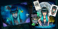 "Black Moon" Holographic Print Collection