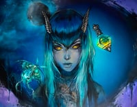 "Black Moon" 2.0 Original Painting