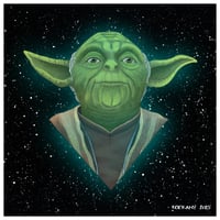 Jedi Master Yoda's Spirit Star Wars Fine Art Print