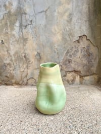 Image 2 of vase (melty green)
