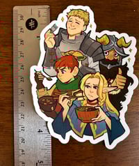 Image 2 of Delicious in Dungeon 4" Matte Sticker