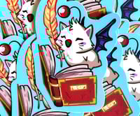 Image 1 of FFIX Save Moogle 2.5" Matte Sticker