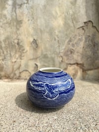 Image 2 of moon jar (seagulls)