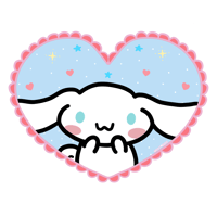 Image 1 of Cinnamoroll Heart Sticker 