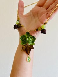 Image 2 of 🌿🤎Ivy Mossy Orchid🤎🌿 Necklace 