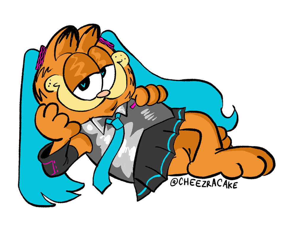 Image of Garfsune Miku