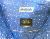 Image 3 of Shuttle Notes indigo dyed paisley pattern shirt, made in Japan, size L (fits M)