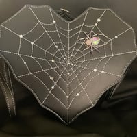 Image 2 of Heart Shaped Spider Bag
