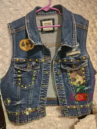 Custom denim jackets and vest (Adults) s,m,l,xl
