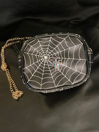 Image 1 of Over the shoulder spider purse