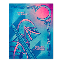 Image 1 of Protect the Innocent Riso Print