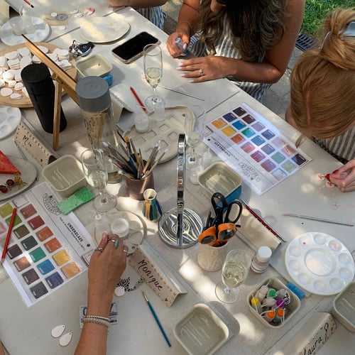 Image of DECORATING PORCELAIN JEWELLERY WORKSHOP / coming soon in Jan