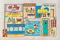 Image 3 of Pool Donut Charm