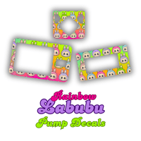 Rainbow Labubu Pump Decal