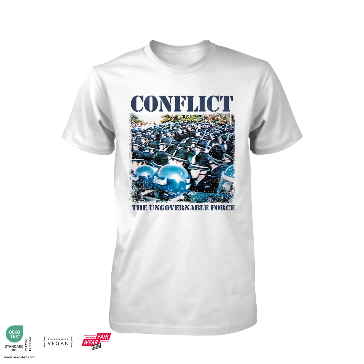 Image of The Ungovernable Force Cover White - Colour T-shirt