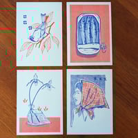 A4 RED AND BLUE PRINTS