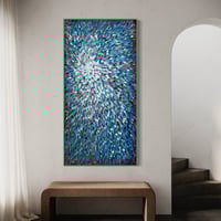 Image 11 of 'Azure stellae 6' - 180x90cm, Framed in OAK