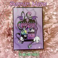 Image 1 of Monster Claw Machine colab print 