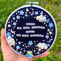 Image 1 of If You Need Me I'll Be Dreaming - bead embroidery
