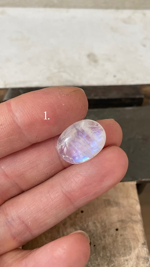 Image of MADE TO ORDER MOONSTONE STATEMENT RING