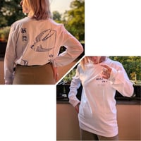 Swallow long sleeve T-shirt - WHITE