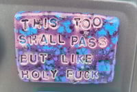 Image 1 of Holy F*ck Magnet Purple