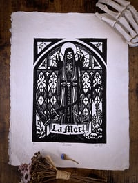 Image 1 of Linogravure "La Mort"