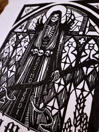 Image 2 of Linogravure "La Mort"