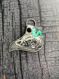 Image 1 of Keyfob - Raptor Skull