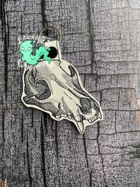 Image 1 of Keyfob - Canine Skull