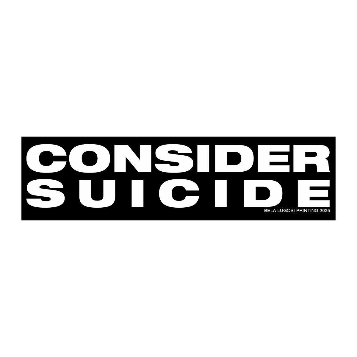 Image of CONSIDER IT STICKER