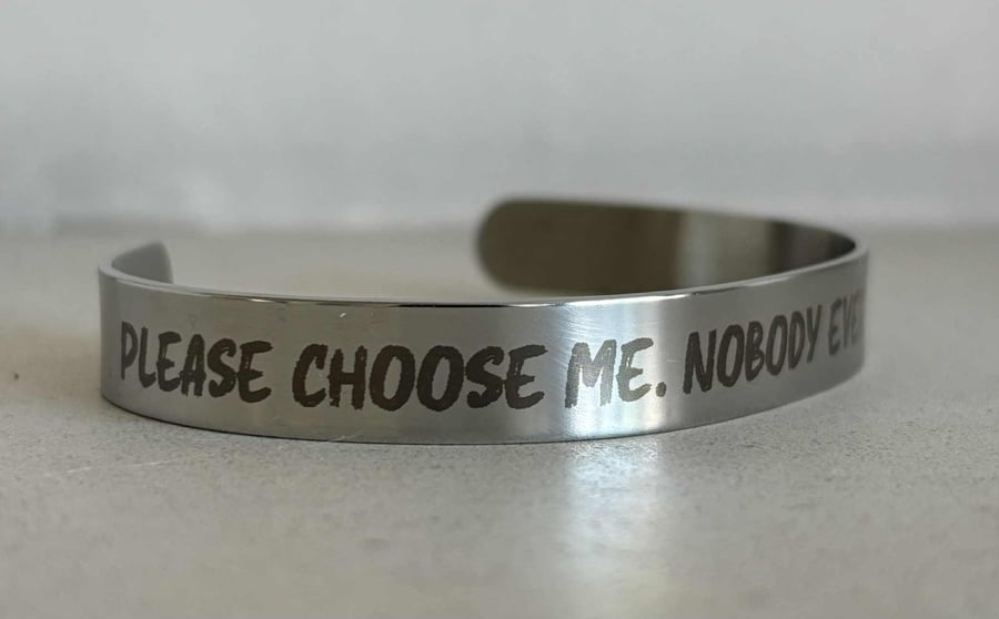 Image of Officially Licensed please choose me little stranger cuff bracelet