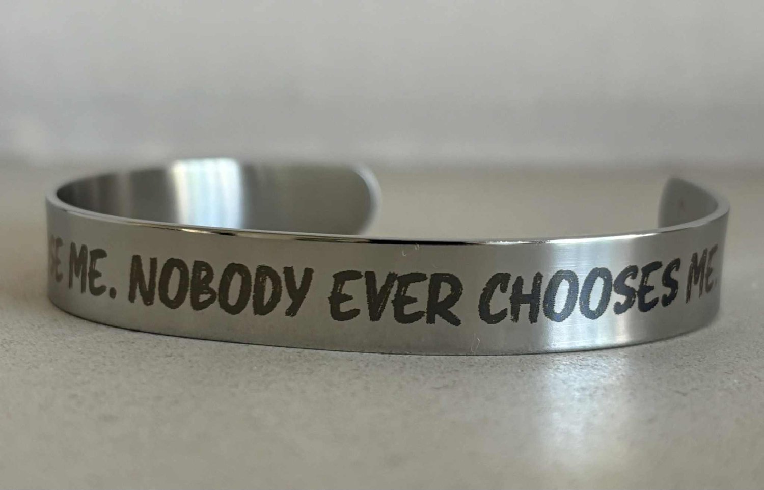 Image of Officially Licensed please choose me little stranger cuff bracelet