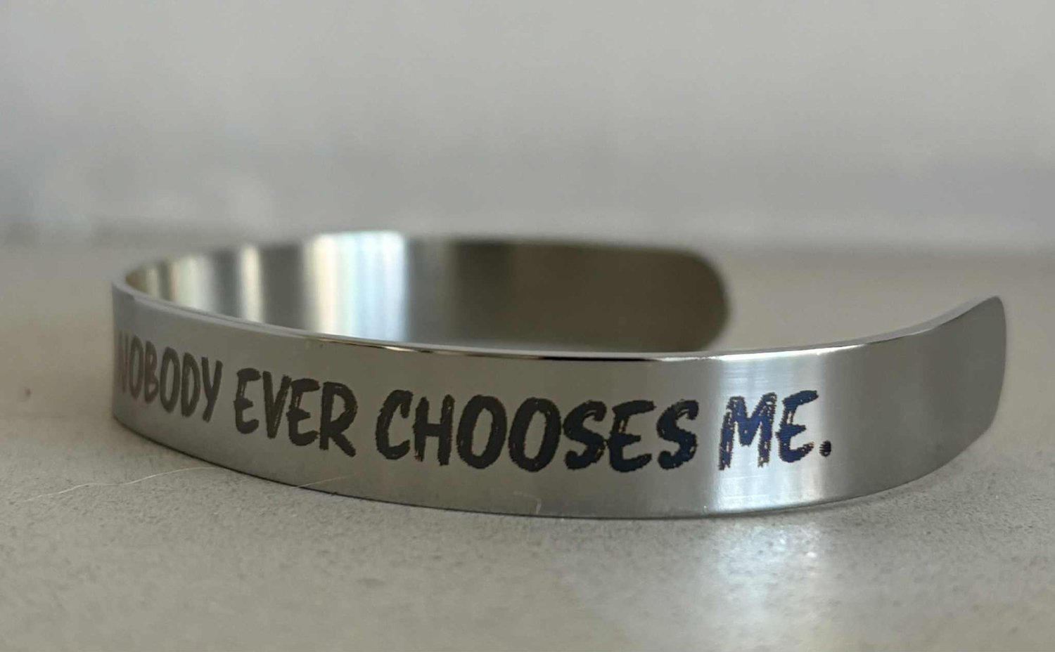 Image of Officially Licensed please choose me little stranger cuff bracelet