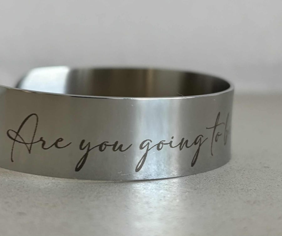 Image of Officially licensed forever Freckles edge of darkness cuff bracelet 