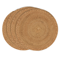 Image 3 of Woven Rattan Placemats (Set of 4)
