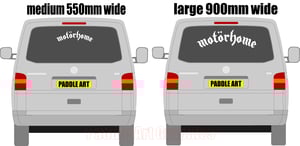 Image of MOTORHOME camper graphic