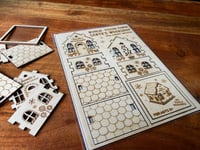 Image 3 of Set of 5, build-your-own miniature Santa's workshop greeting card