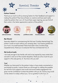 Image 4 of Coraline Squid Keyring Pattern - DIGITAL PDF INSTRUCTIONS 