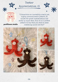 Image 5 of Coraline Squid Keyring Pattern - DIGITAL PDF INSTRUCTIONS 