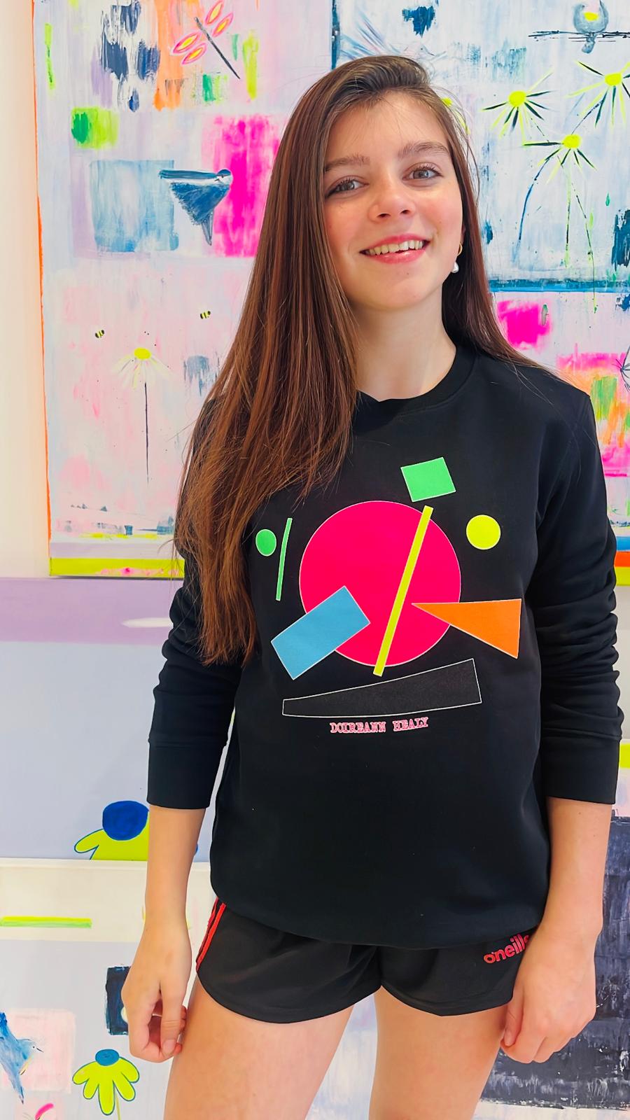 Image of Kids Black Shapes Sweatshirt