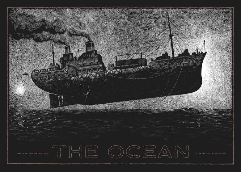 Image of »The Ocean - Live at Hellfest« Gig Poster
