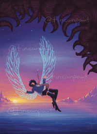 Image 1 of 5x7 Icarus Unika Print