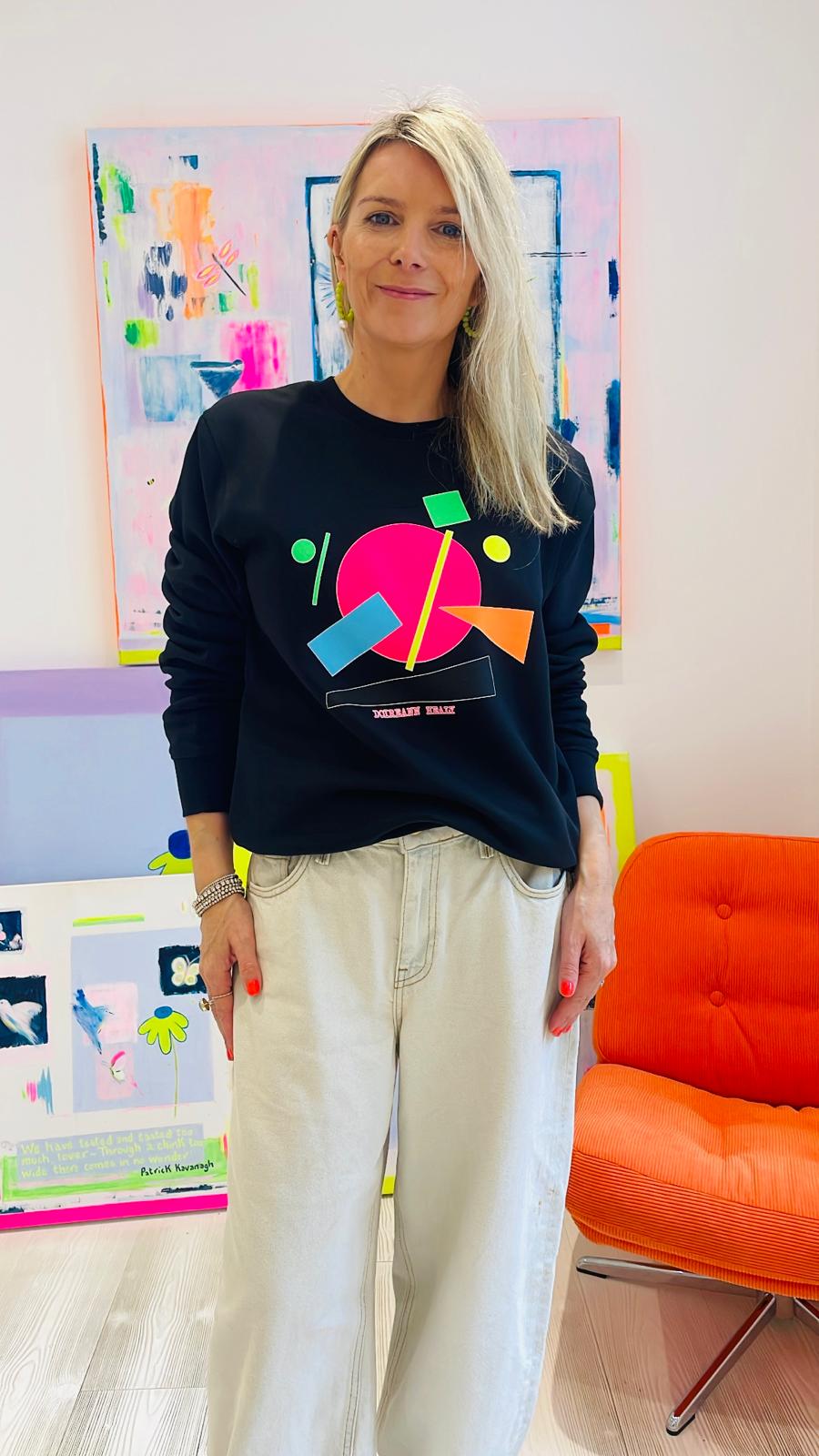 Image of Black Shapes Sweatshirt