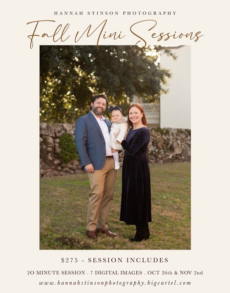 Image of 2025 Fall Mini Session - Nov 2nd