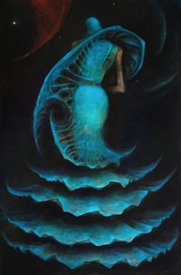 Image 1 of - Second Star - 24x36" oil on wood panel, 2019