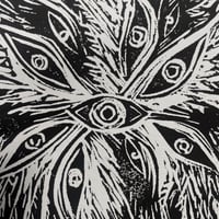Image 2 of ANGEL Linoleum Cut Print