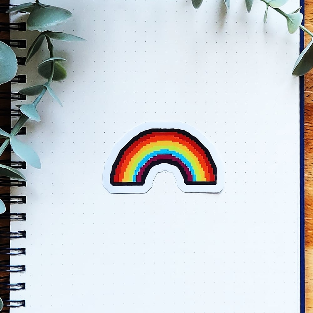 Image of Rainbow Die Cut Sticker