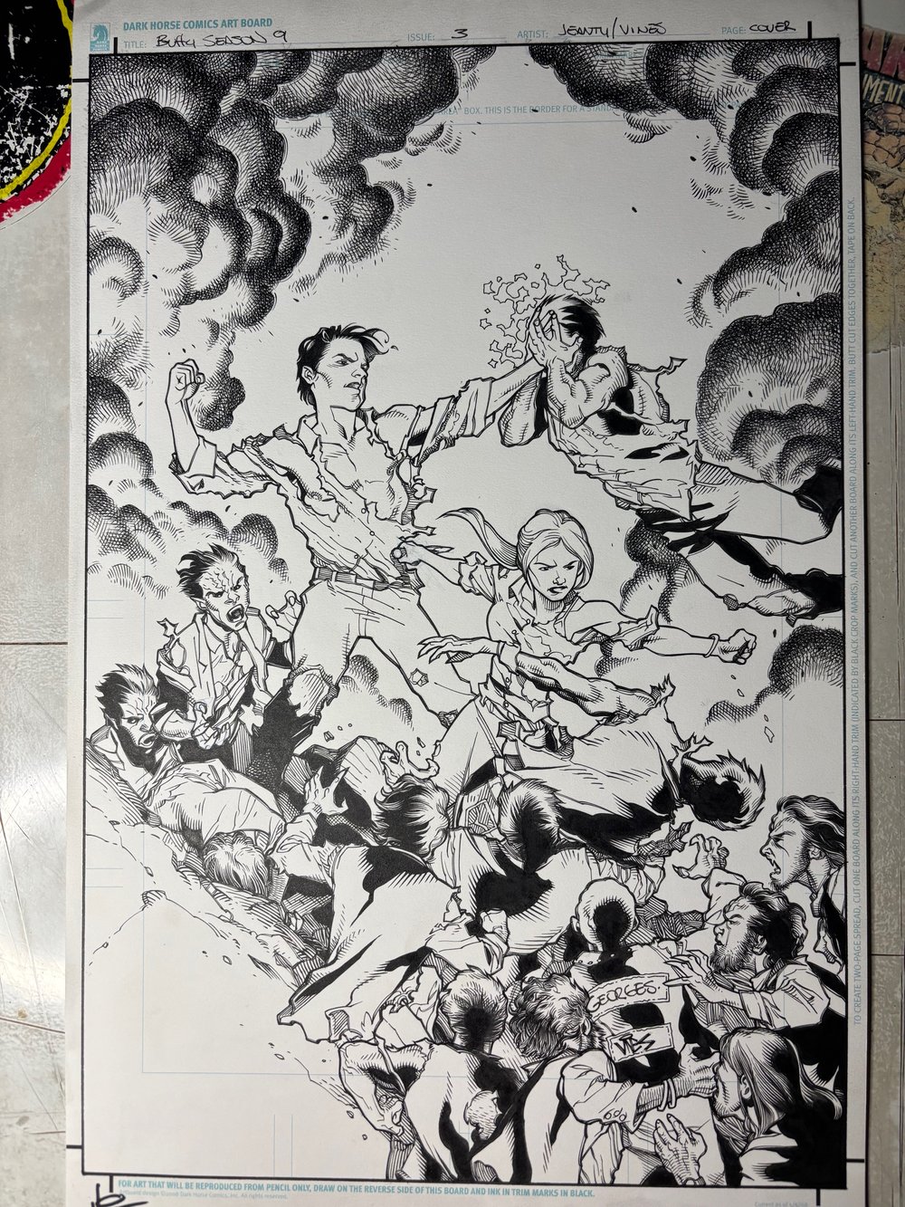 Image of Buffy Szn 9 #3 Cover.